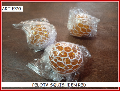 ART 1970 SQUISHI PELOTA EN RED