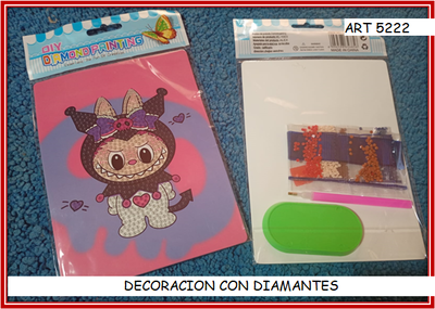 ART 5222 DECORACION CON DIAMANTES