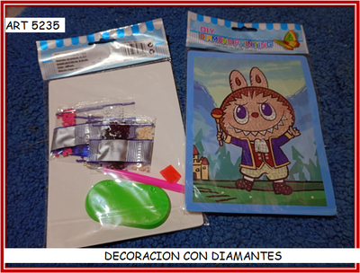 ART 5235 DECORACION CON DIAMANTES