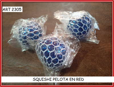 ART 2305 SQUISHI PELOTA EN RED