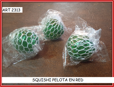 ART 2313 SQUISHI PELOTA EN RED
