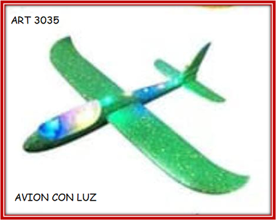 ART 3035 AVION CON LUZ