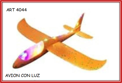 ART 4044 AVION CON LUZ 