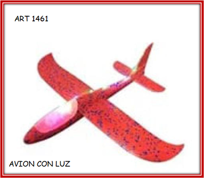 ART 1461 AVION CON LUZ 