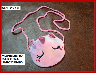 ART 2713 MONEDERO CARTERA UNICORNIO