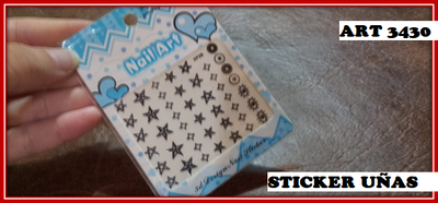 ART 3430 STIKER UÑAS