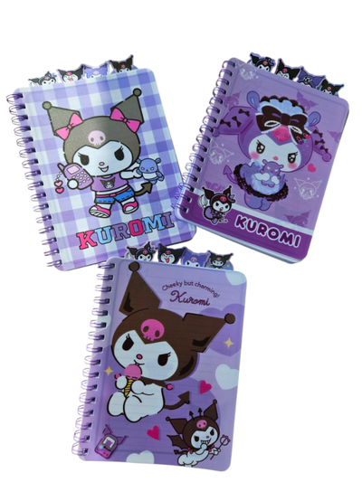 SOLO POR ENCARGUE Cuaderno con separadores Kuromi