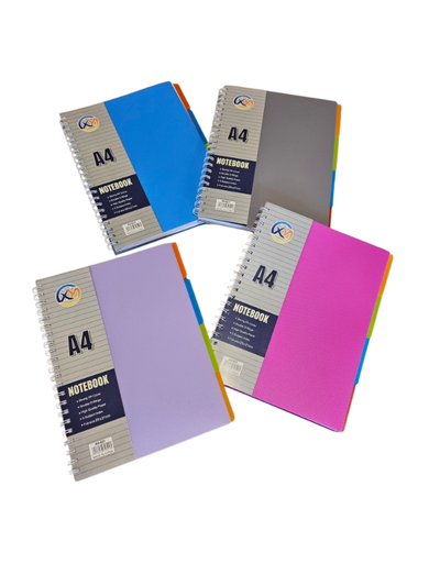 SOLO POR ENCARGUE Cuaderno A4 con separadores