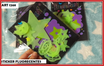 ART 1268 STICKERS FLUORECENTES