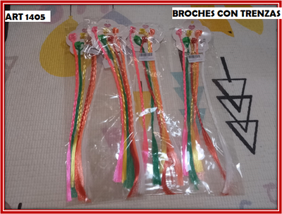 ART 1405 BROCHES CON TRENZAS