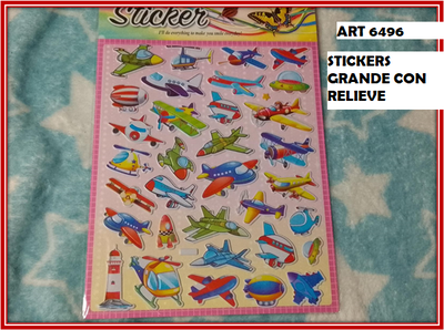ART 6496 STICKERS