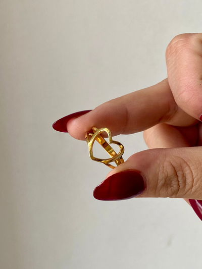 Anillo love gold
