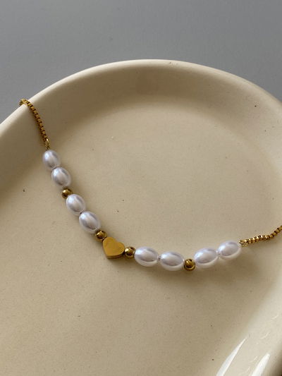 Pulsera Pearl gold 