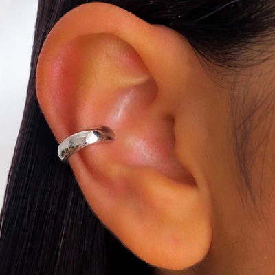 Earcuff liso silver