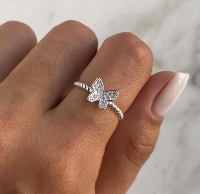 Anillo mariposa 