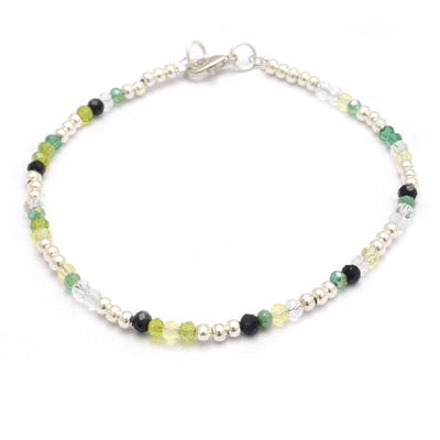 Tobillera cristal green