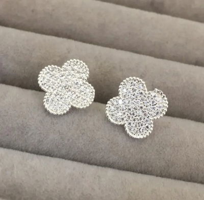 Aros flor VC silver 