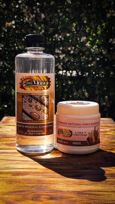Combo Aceite Mineral Usp X 500 Cc + Pomada Natural X 250 Cc