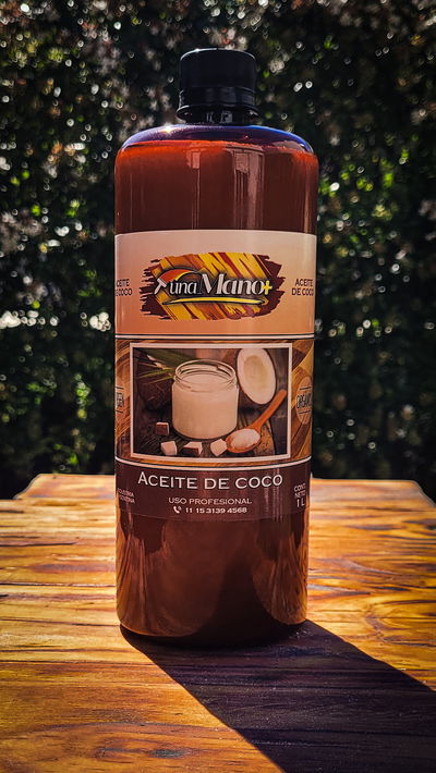 Aceite de Coco Virgen Y Orgánico x 1 L