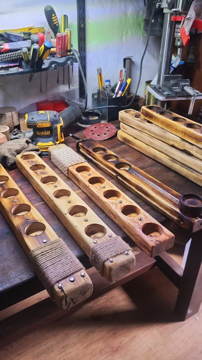 Barral Porta Velas Varios Tamaños.