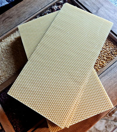 Láminas Cera de Abejas Estampada x Unidad