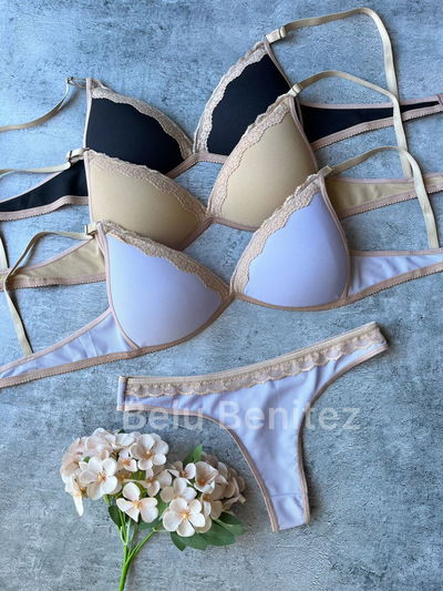 6 Conjunto triángulo puntilla MEDIA DOCENA