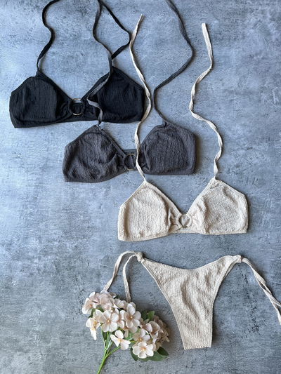 12 bikini texturada argollita DOCENA