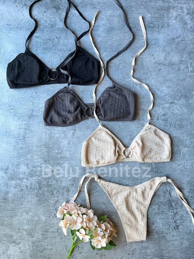 6 bikini texturada argollita MEDIA DOCENA