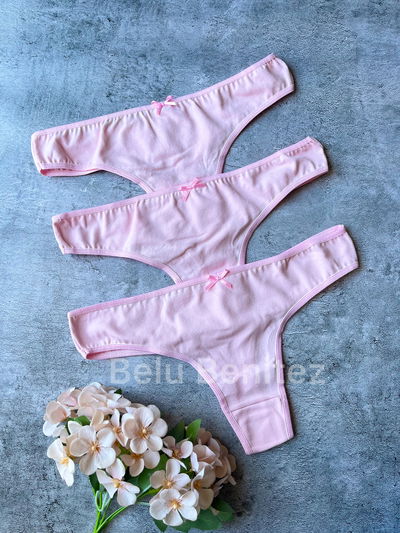 12 Colales algodón rosa DOCENA