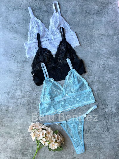 6 Conjunto brallet encaje c MEDIA DOCENA