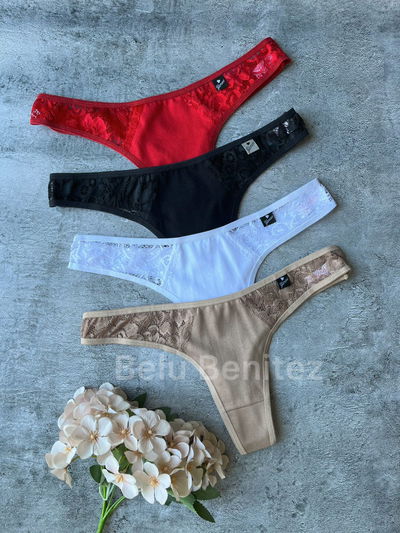 Colales algodón encaje DOCENA