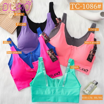 corpiño deportivo cierre UNIDAD