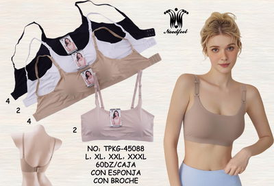 Corpiño segunda piel colores MEDIA DOCENA