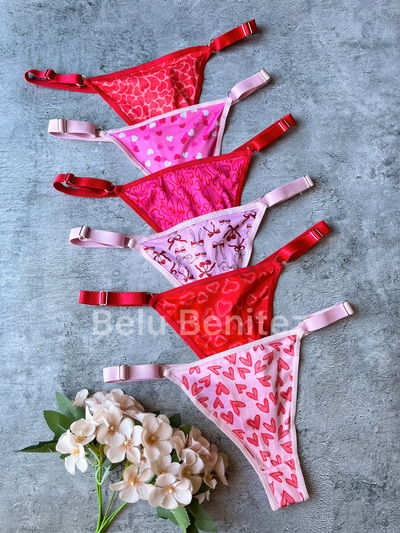 Les corazón lycra PACK X3