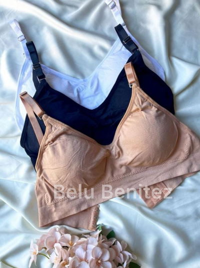 Corpiño microfibra broche MEDIA DOCENA