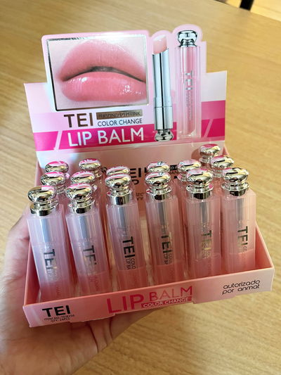 3 Balsamo rosa labial