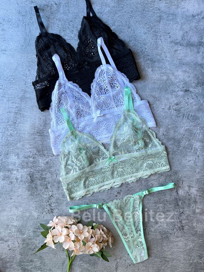 Conjunto brallet encaje por mayor