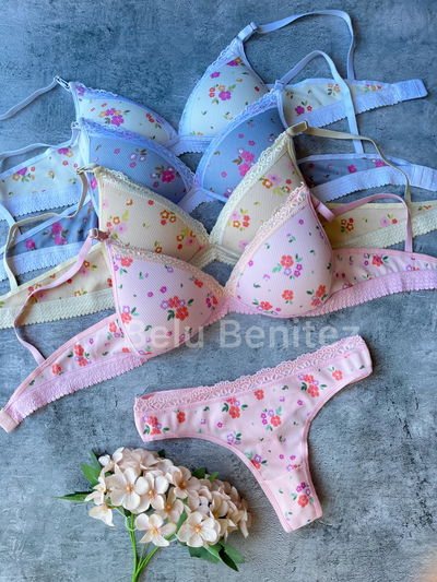 Conjunto triangulo flores morley por mayor