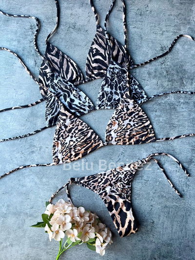 12 Bikini print 3 estampa DOCENA
