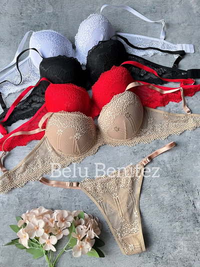 Conjunto encaje armado por mayor