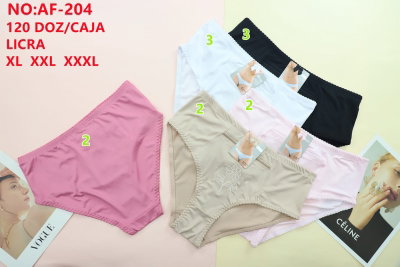 Bombacha señora XL 2XL 3XL DOCENA