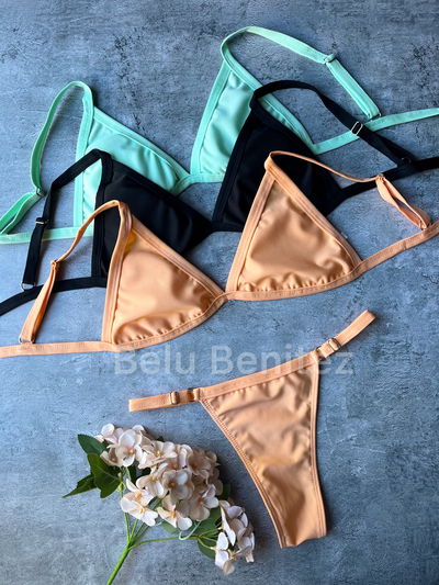 6 bikini regulable 3 colores MEDIA DOCENA