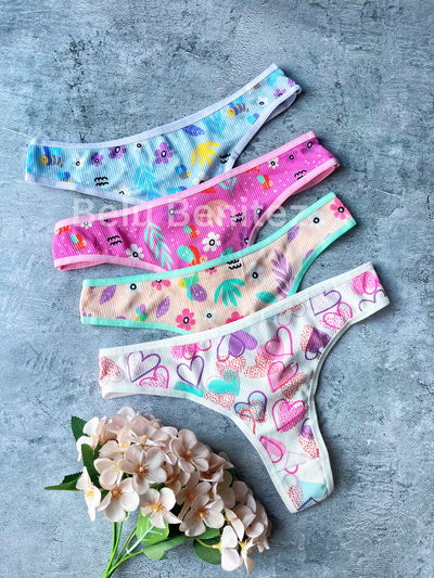 12 Colales algodón morley estampa C DOCENA