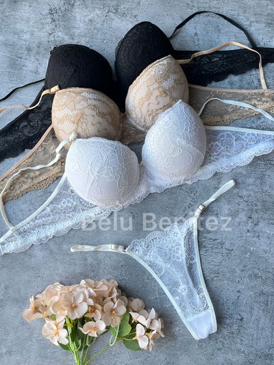 Conjunto armado encaje MEDIA DOCENA 
