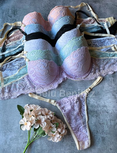 6 Conjunto armado encaje MEDIA DOCENA