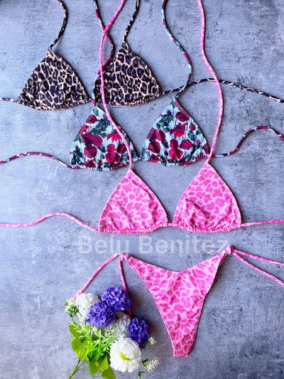 6 bikini estampada print MEDIA DOCENA