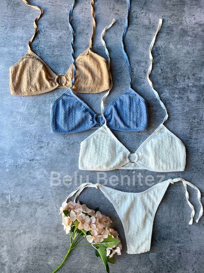 12 bikini texturada argollita DOCENA