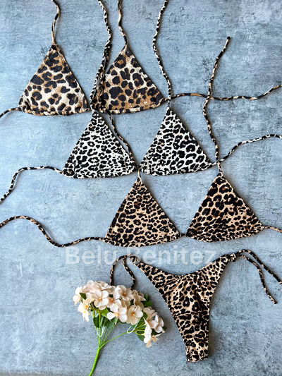6 Bikini print relieve MEDIA DOCENA