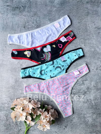 Colales algodón estampada DOCENA