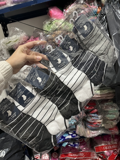 Medias soquete hombre PACK X6 o X12 unid.